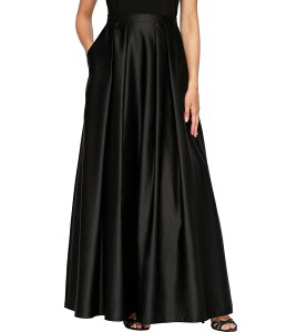 �A���b�N�X�C�u�j���O�X ���f�B�[�X �{�g���X �X�J�[�g �v�` �T�e�� Alex Evenings Petite Size Satin Inverted Pleat Ball Gown Skirt Black �u���b�N