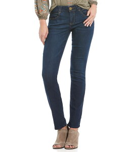 �f���N���V�[ ���f�B�[�X �{�g���X �f�j���p���c �X�g���[�g �v�` �W�[���Y Democracy Petite Size AbsolutionR Straight Leg Mid Rise Jeans Indigo �C���f�B�S