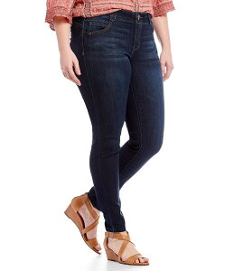 �f���N���V�[ ���f�B�[�X �{�g���X �f�j���p���c �v���X�T�C�Y Democracy Plus Size AbsolutionR Mid Rise Skinny Leg Jegging Indigo �C���f�B�S