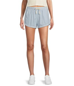 �r���{�� ���f�B�[�X �{�g���X �n�[�t�p���c�E�V���[�c �V���[�g�p���c Billabong Road Trippin Twill Pull-On Shorts Washed Chambray