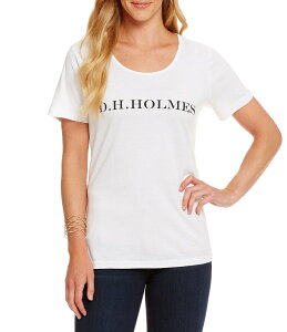 �w���e�[�W ���f�B�[�X �g�b�v�X �V���c T�V���c ���S Heritage D. H. Holmes Logo Tee Shirt D H Holmes