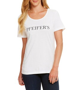 �w���e�[�W ���f�B�[�X �g�b�v�X �V���c T�V���c ���S Heritage Pfeifer's Logo Tee Shirt Pfeifers