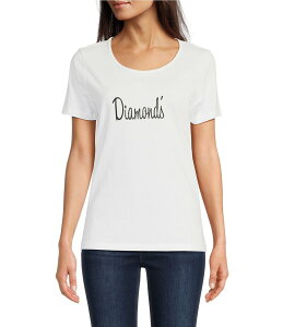 �w���e�[�W ���f�B�[�X �g�b�v�X �V���c T�V���c ���S Heritage Diamonds Logo Short Sleeve Tee Diamonds