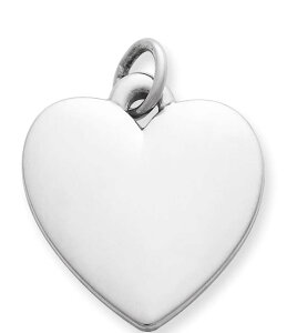 �W�F�[���Y �G�C�����[ ���f�B�[�X �A�N�Z�T���[ �l�b�N���X�E�`���[�J�[�E�y���_���g�g�b�v James Avery Classic Heart Charm Silver �V���o�[