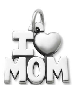 �W�F�[���Y �G�C�����[ ���f�B�[�X �A�N�Z�T���[ �l�b�N���X�E�`���[�J�[�E�y���_���g�g�b�v James Avery I Love Mom Charm Sterling Silver �V���o�[