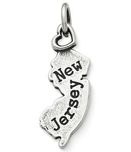WF[Y GC[ fB[X ANZT[ lbNXE`[J[Ey_ggbv W[W[ James Avery My New Jersey State Charm Sterling Silver Vo[