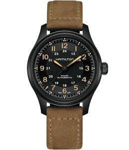 �n�~���g�� ���f�B�[�X �A�N�Z�T���[ �r���v Hamilton Khaki Field Titanium Auto Watch Brown �u���E��