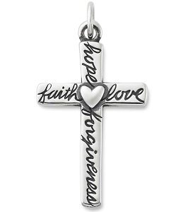 WF[Y GC[ fB[X ANZT[ lbNXE`[J[Ey_ggbv Sterling Silver James Avery From The Heart Cross Charm
