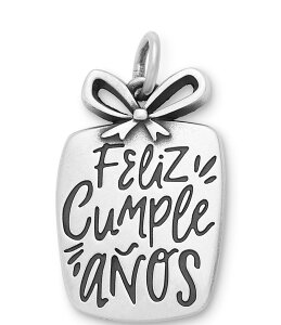 �W�F�[���Y �G�C�����[ ���f�B�[�X �A�N�Z�T���[ �l�b�N���X�E�`���[�J�[�E�y���_���g�g�b�v James Avery Feliz Cumpleanos Charm Sterling Silver �V���o�[