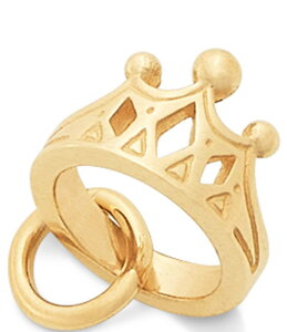 yz WF[Y GC[ fB[X lbNXE`[J[Ey_ggbv ANZT[ 14K Gold Tiny Tiara Crown Charm 14K Yellow Gold