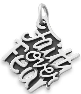 WF[Y GC[ fB[X ANZT[ lbNXE`[J[Ey_ggbv James Avery Faith Over Fear Charm Sterling Silver Vo[
