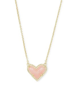 PhXRbg fB[X ANZT[ lbNXE`[J[ [X Kendra Scott Ari Heart Gold Rose Quartz Short Pendant Necklace Rose Quartz S[h