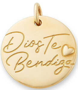 yz WF[Y GC[ fB[X lbNXE`[J[Ey_ggbv ANZT[ 14K Gold Dios Te Bendiga Charm 14K Gold