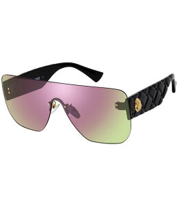 J[gWFCK[h fB[X ANZT[ TOXEACEFA Kurt Geiger London Women's KGL1026 99mm Shield Sunglasses Black ubN