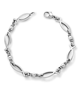 yz WF[Y GC[ Y uXbgEoOEANbg ANZT[ Fishers of Men Ichthus Bracelet Sterling Silver
