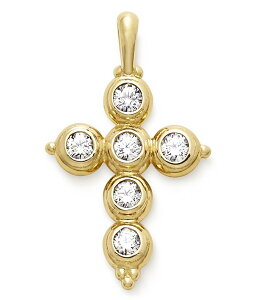 �W�F�[���Y �G�C�����[ ���f�B�[�X �A�N�Z�T���[ �l�b�N���X�E�`���[�J�[ James Avery 14K Gold Antiquity Cross with Diamonds Charm 14k Gold �S�[���h
