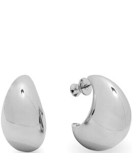 �������_�}���A ���f�B�[�X �A�N�Z�T���[ �s�A�X�E�C�������O Melinda Maria So Smooth Teardrop Hoop Earrings Silver �V���o�[