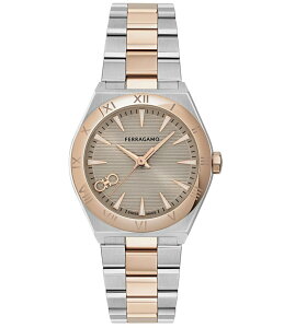 yz T@g[ tFK fB[X rv ANZT[ Women's Vega Upper East Quartz Analog Two Tone Stainless Steel Bracelet Watch Two Tone