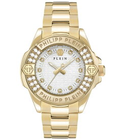 【送料無料】 フィリッププレイン レディース 腕時計 アクセサリー Women's Plein Majesty Analog Gold Tone Stainless Steel Bracelet Watch Gold