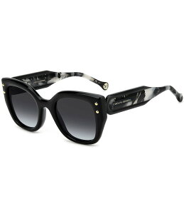 LCiw fB[X ANZT[ TOXEACEFA Carolina Herrera Women's 0312/S 51mm Square Sunglasses Black ubN