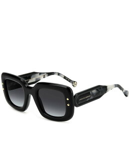 yz LCiw fB[X TOXEACEFA ANZT[ Women's 0313/S 49mm Rectangle Sunglasses Black