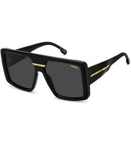�J���[�i ���f�B�[�X �A�N�Z�T���[ �T���O���X�E�A�C�E�F�A Carrera Women's Victory C 13/S 60mm Square Sunglasses Black/Gold �u���b�N