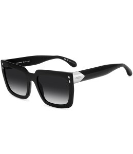 yz CUx } fB[X TOXEACEFA ANZT[ Women's IM0213/S 55mm Rectangle Sunglasses Black