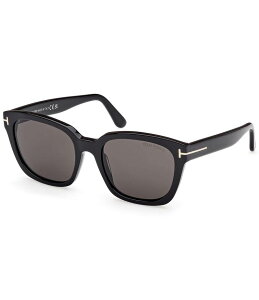 yz gEtH[h fB[X TOXEACEFA ANZT[ Women's Haylay 53mm Square Sunglasses Shiny Black/Smoke