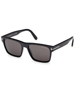 yz gEtH[h fB[X TOXEACEFA ANZT[ Men's Calder 55mm Square Sunglasses Shiny Black/Smoke