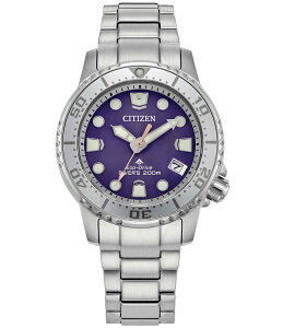 �V�`�Y�� ���f�B�[�X �A�N�Z�T���[ �r���v T�V���c Citizen Women's Promaster Dive Three Hand Stainless Steel Bracelet Watch Silver �V���o�[