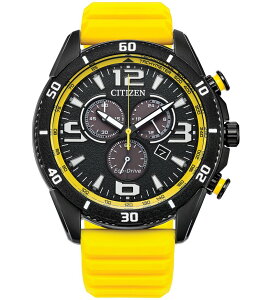 �V�`�Y�� ���f�B�[�X �A�N�Z�T���[ �r���v Citizen Men's Brycen Chronograph Strap Watch Yellow �C�G���[