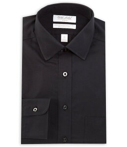 ���E���h�g�D���[�A���h���[�N �����Y �g�b�v�X �V���c �g�[�� Gold Label Roundtree & Yorke Tall Non-Iron Solid Spread Collar Dress Shirt Black �u���b�N