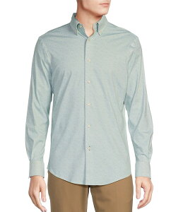 �_�j�G�� �N���~�� �����Y �g�b�v�X �V���c �v�����g Daniel Cremieux Signature Label Paisley Print Luxe Stretch Long Sleeve Woven Shirt Aqua �A�N�A