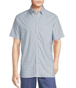 �_�j�G�� �N���~�� �����Y �g�b�v�X �V���c Cremieux Blue Label Brrr ° Royal Twill Plaid Short Sleeve Woven Shirt Windsurf �u���[