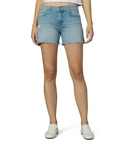 W[YW[Y fB[X {gX n[tpcEV[c fj Accolade Joe's Jeans The Ozzie Mid Rise Raw Hem Denim Shorts