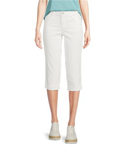 �f���N���V�[ ���f�B�[�X �{�g���X �f�j���p���c �X�g���[�g �W�[���Y Democracy AbsolutionR Stretch Straight Leg Skimmer Fray Hem Jeans Optic White �z���C�g