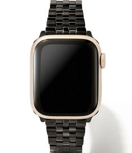 �P���h���X�R�b�g ���f�B�[�X �A�N�Z�T���[ �r���v T�V���c Kendra Scott Women's Alex 5 Link Black Stainless Steel Bracelet Apple Watch Band Black �u���b�N