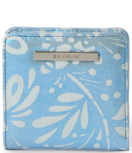 �u�����~�� ���f�B�[�X �A�N�Z�T���[ ���z �~�j BRAHMIN Lucent Collection Jane Mini Bifold Snap Wallet Bellbottom Blue �u���[