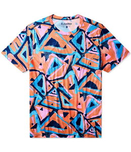 �`���r�[�Y �����Y �g�b�v�X �V���c T�V���c Chubbies The Exploding Nacho Ultimate T-Shirt Blue Abstract Triangle �u���[
