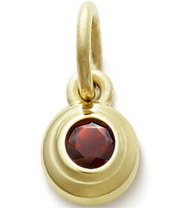 �W�F�[���Y �G�C�����[ ���f�B�[�X �A�N�Z�T���[ �l�b�N���X�E�`���[�J�[ James Avery 14K Remembrance January Birthstone with Garnet Charm Gold/Garnet �S�[���h