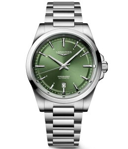 �����W�� ���f�B�[�X �A�N�Z�T���[ �r���v T�V���c Longines Men's Conquest Automatic Stainless Steel Bracelet Watch Silver �V���o�[