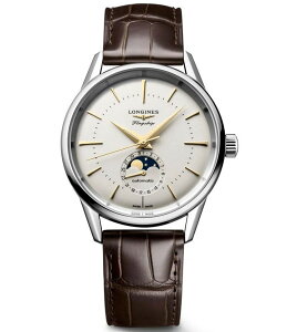 �����W�� ���f�B�[�X �A�N�Z�T���[ �r���v T�V���c Longines Men's Heritage Classic Automatic Stainless Steel Alligator Strap Watch Silver �V���o�[