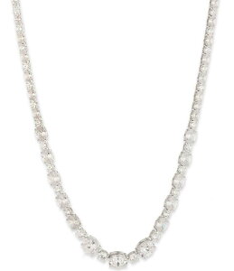 �W�o���V�[ ���f�B�[�X �A�N�Z�T���[ �l�b�N���X�E�`���[�J�[ ���[�X Givenchy Silver Tone Crystal Large Tennis Collar Necklace Silver/Crystal �V���o�[