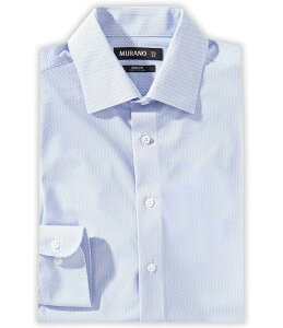 m Y gbvX Vc XtBbg vg jbg Murano Slim Fit Digital Printed Herringbone Warp-Knit Long Sleeve Dress Shirt Blue u[