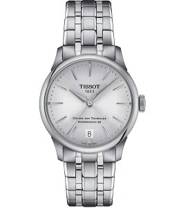 eB\bg fB[X ANZT[ rv TVc Tissot Women's Chemin Des Tourelles Powermatic 80 Automatic Stainless Steel Bracelet Watch Silver Vo[