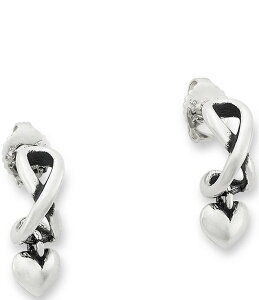 �W�F�[���Y �G�C�����[ ���f�B�[�X �A�N�Z�T���[ �s�A�X�E�C�������O James Avery Delicate Infinite Love Hoop Earrings Sterling Silver �V���o�[