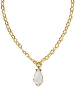 yz PhXRbg fB[X lbNXE`[J[ ANZT[ Alexa Short Pendant Necklace Vintage Gold Ivory Mother Of Pearl