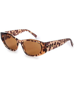�W�o���V�[ ���f�B�[�X �A�N�Z�T���[ �T���O���X�E�A�C�E�F�A �v�����g Givenchy Women's GV Day 56mm Cheetah Print Cat Eye Sunglasses Shiny Transparent Brown Cheetah Print/Ochre �u���E��
