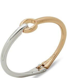 yz ANC fB[X uXbgEoOEANbg ANZT[ Two Tone Open Oval Bangle Bracelet Two Tone