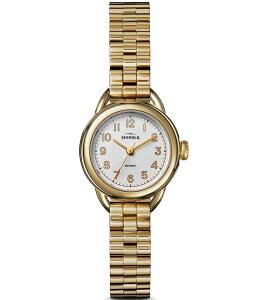 �V���C�m�[�� ���f�B�[�X �A�N�Z�T���[ �r���v T�V���c SHINOLA Women's Runabout Quartz Analog Gold Tone Stainless Steel Bracelet Watch Gold �S�[���h
